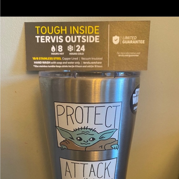 Tervis stainless steel travel mug tumbler Star Wars Grogu (Baby Yoda) 20oz - Picture 2 of 3